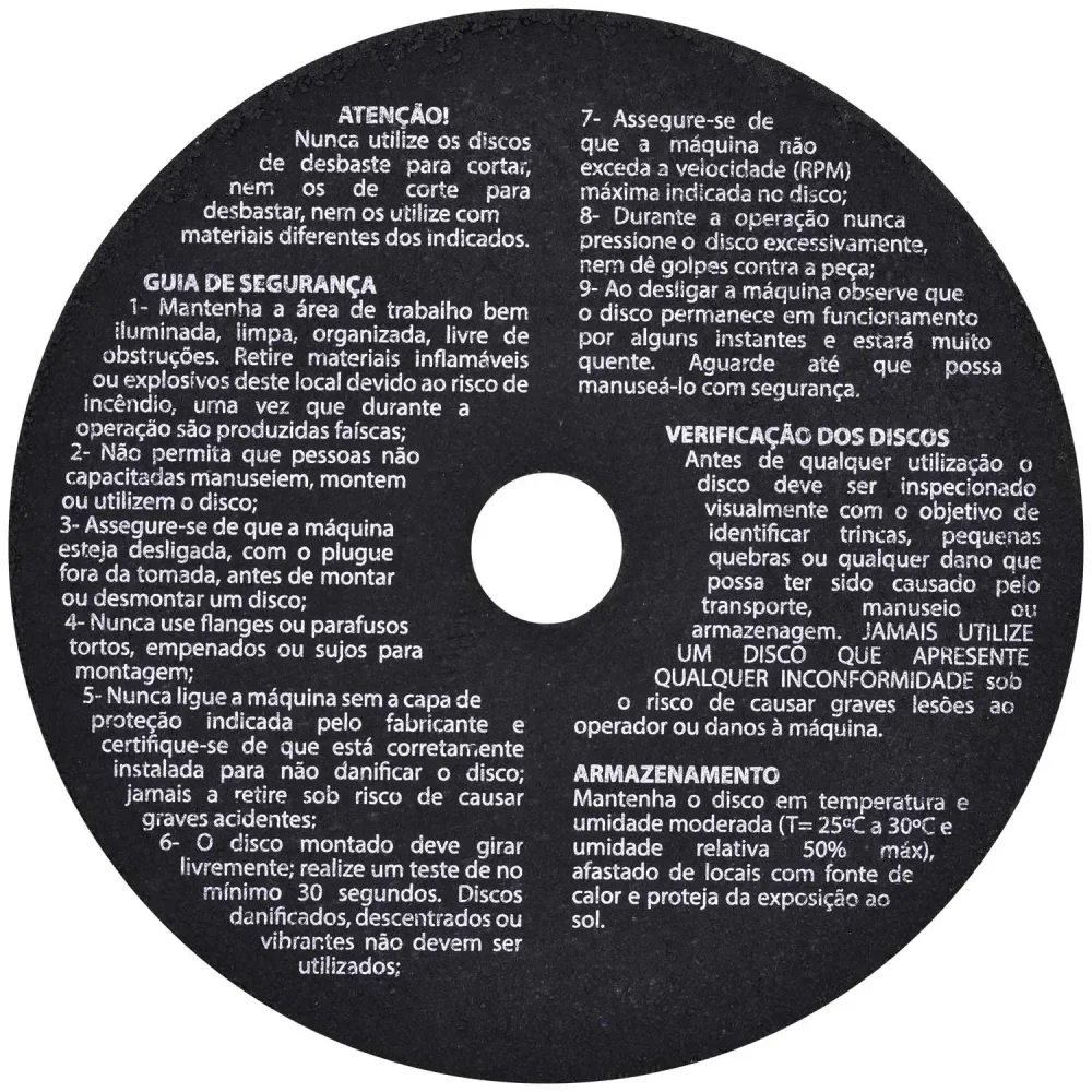 Disco Corte Aço Inox 3 X 1/16 X 3/8 870323 Worker - Imagem 2