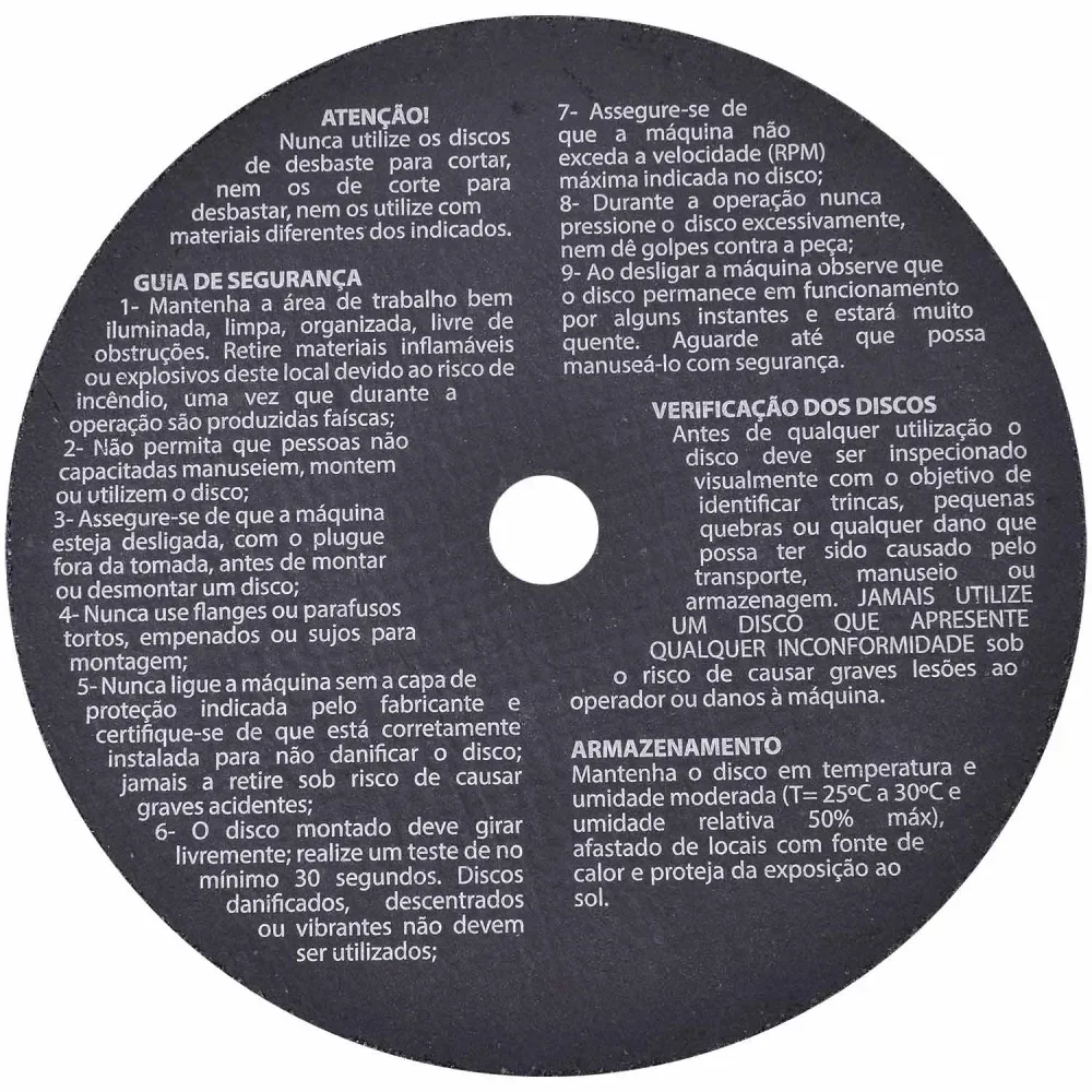 Disco De Corte Para Aço 7 X 177,8Mm Worker - Imagem 2