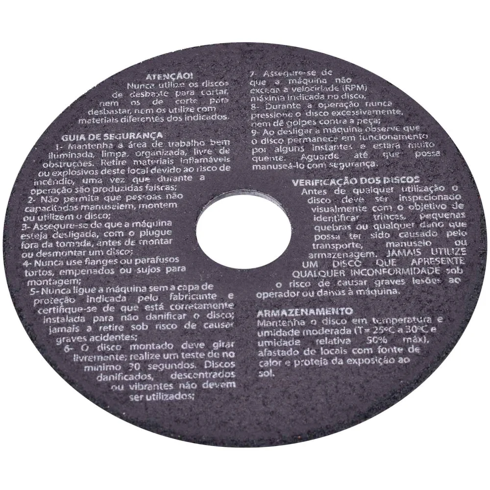 Disco De Corte Para Aço A30P Bf 4.1/2”/8” Worker - Imagem 4