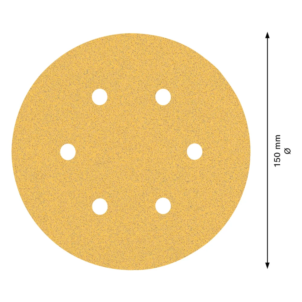 Disco De Lixa Expert C470 Best 150Mm G80 5 Peç Bosch - Imagem 2