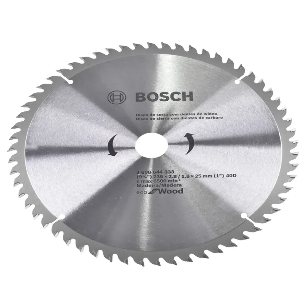 Disco De Serra Circular Eco For Wood 235Mm 40D Bosch - Imagem 3
