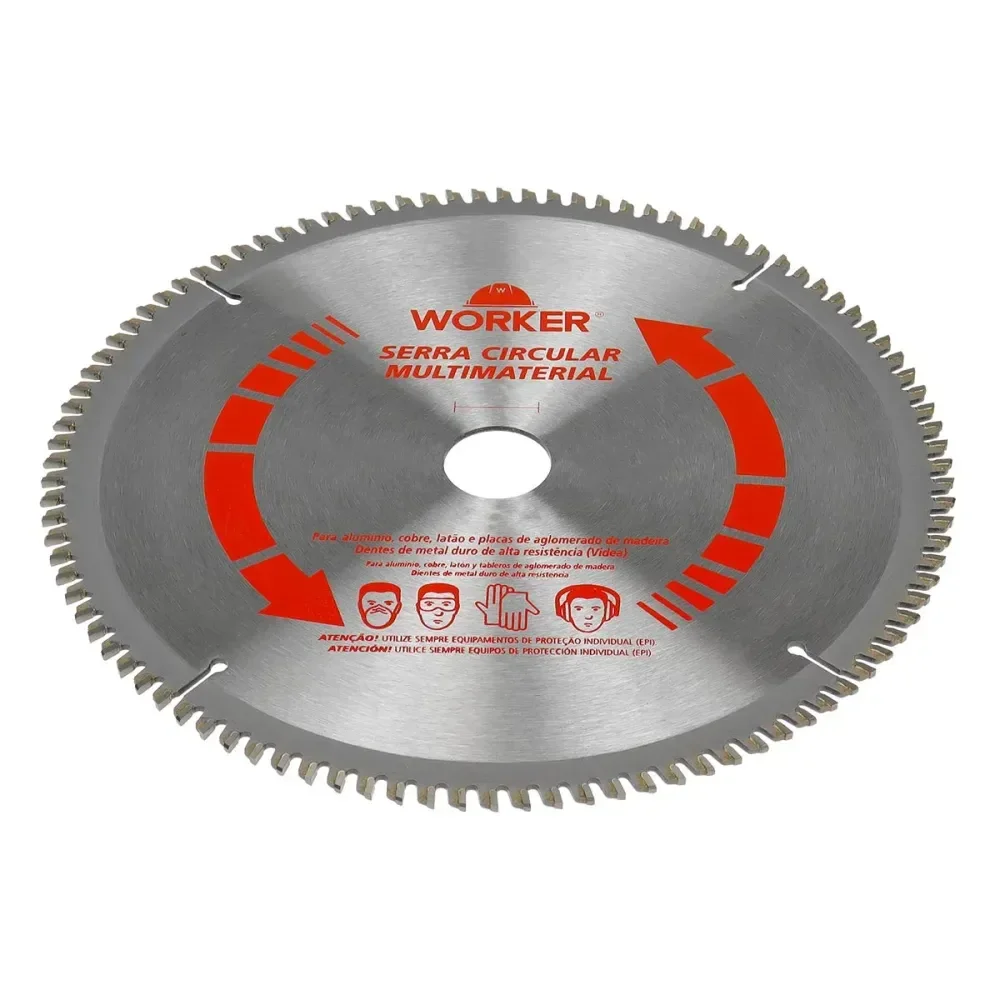 Disco De Serra Multimaterial 10 100 Dentes 30Mm Worker - Imagem 3