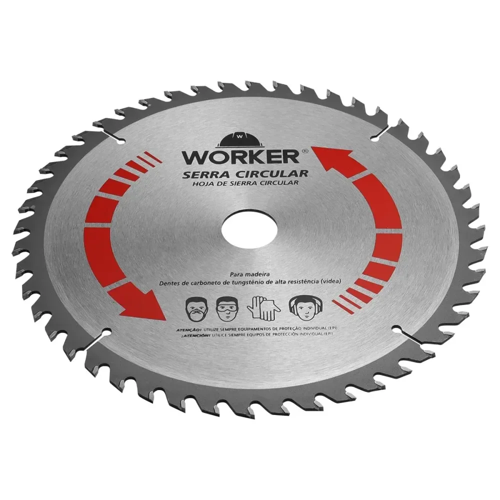 Disco De Serra Widea 250Mm 60 Dentes 30Mm Worker - Imagem 3