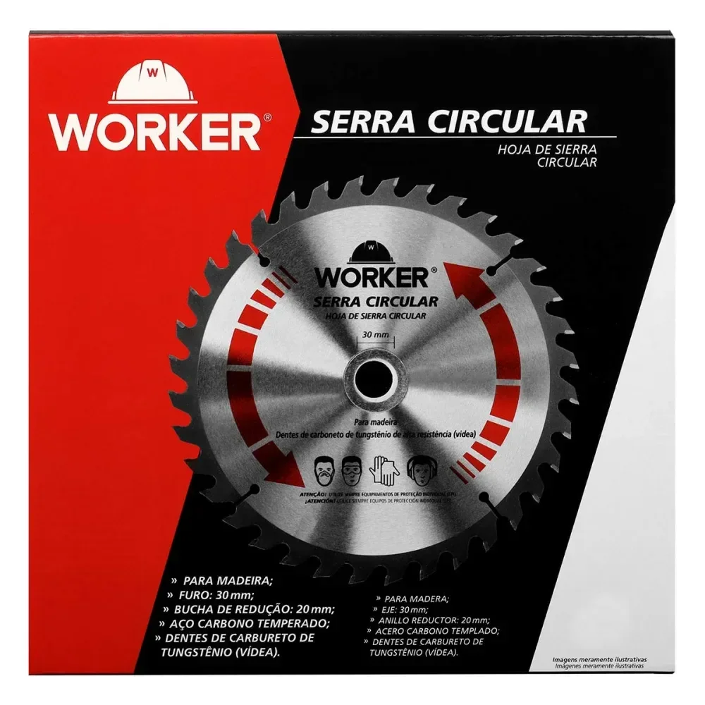 Disco De Serra Widea 300X24 Dentes 30Mm Worker - Imagem 2