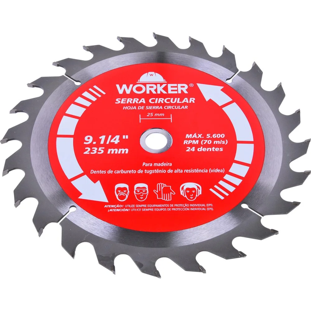 Disco De Serra Widea 9.1/4 Worker - Imagem 3