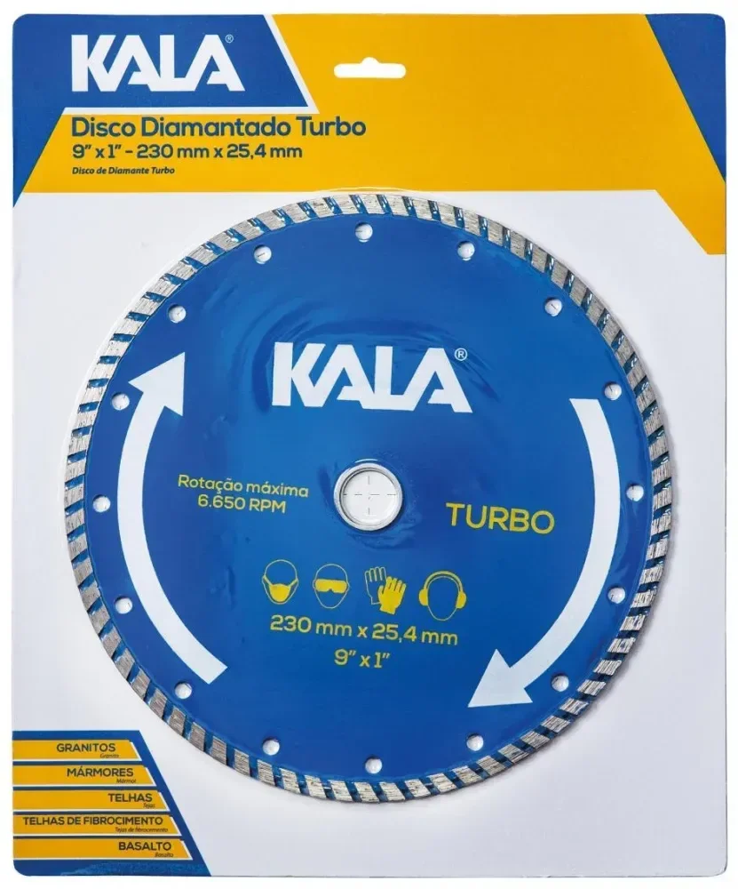 Disco Diamantado 230X25,4Mm Turbo 871834 Kala - Imagem 2