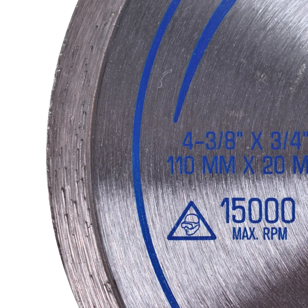 Disco Diamantado Contínuo 110Mm 20Mm 13900Rpm Iw13891 Irwin - Imagem 5