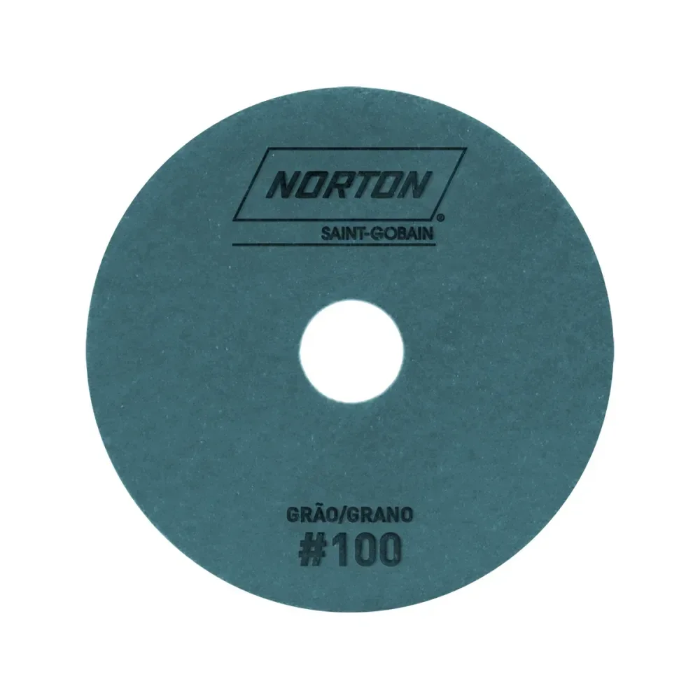 Disco Diamantado Flexível 100Mm Grão 100 Azul Norton - Imagem 2