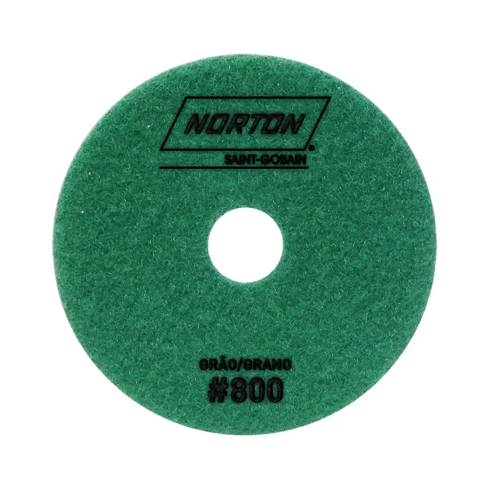 Disco Diamantado Flexível 100Mm Grão 800 Verde Norton - Imagem 2