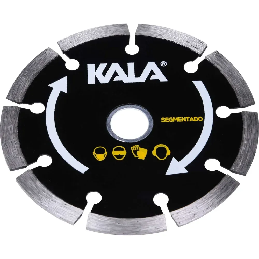Disco Diamantado Segmentado Corte Seco 110Mm X 20Mm Kala - Imagem 3