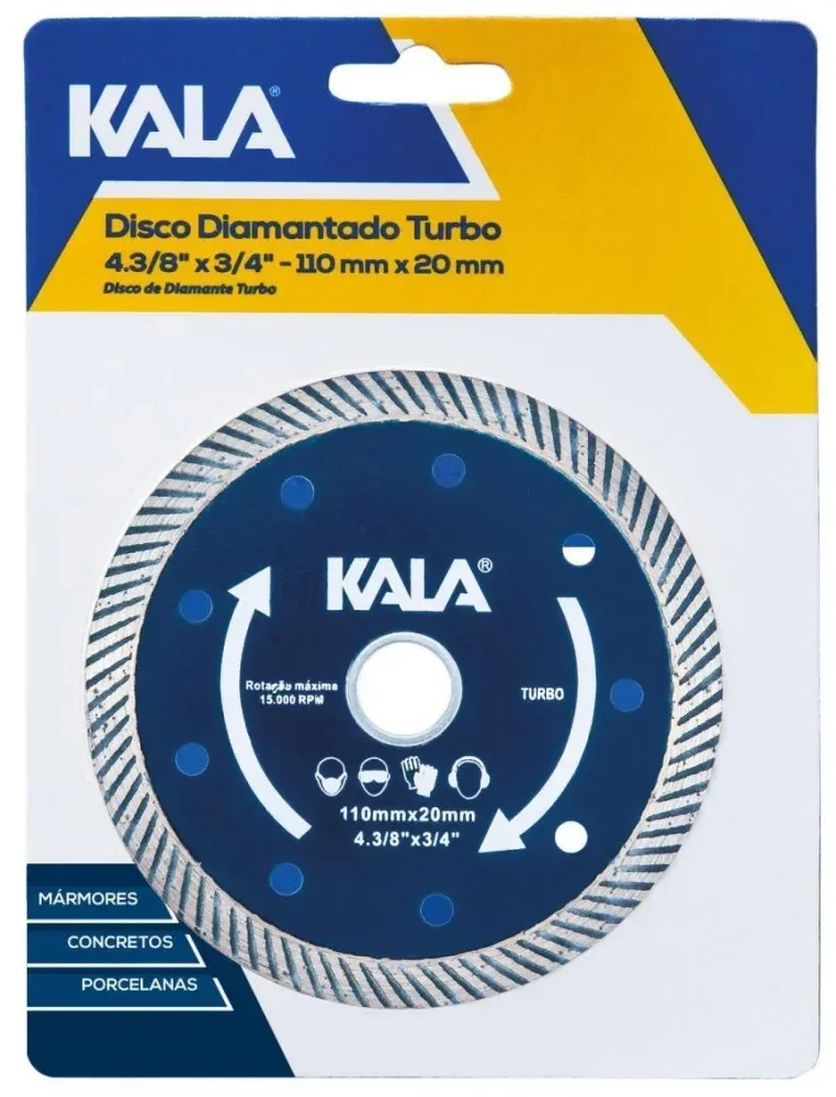 Disco Diamantado Turbo 110X20Mm 139297 Kala - Imagem 2
