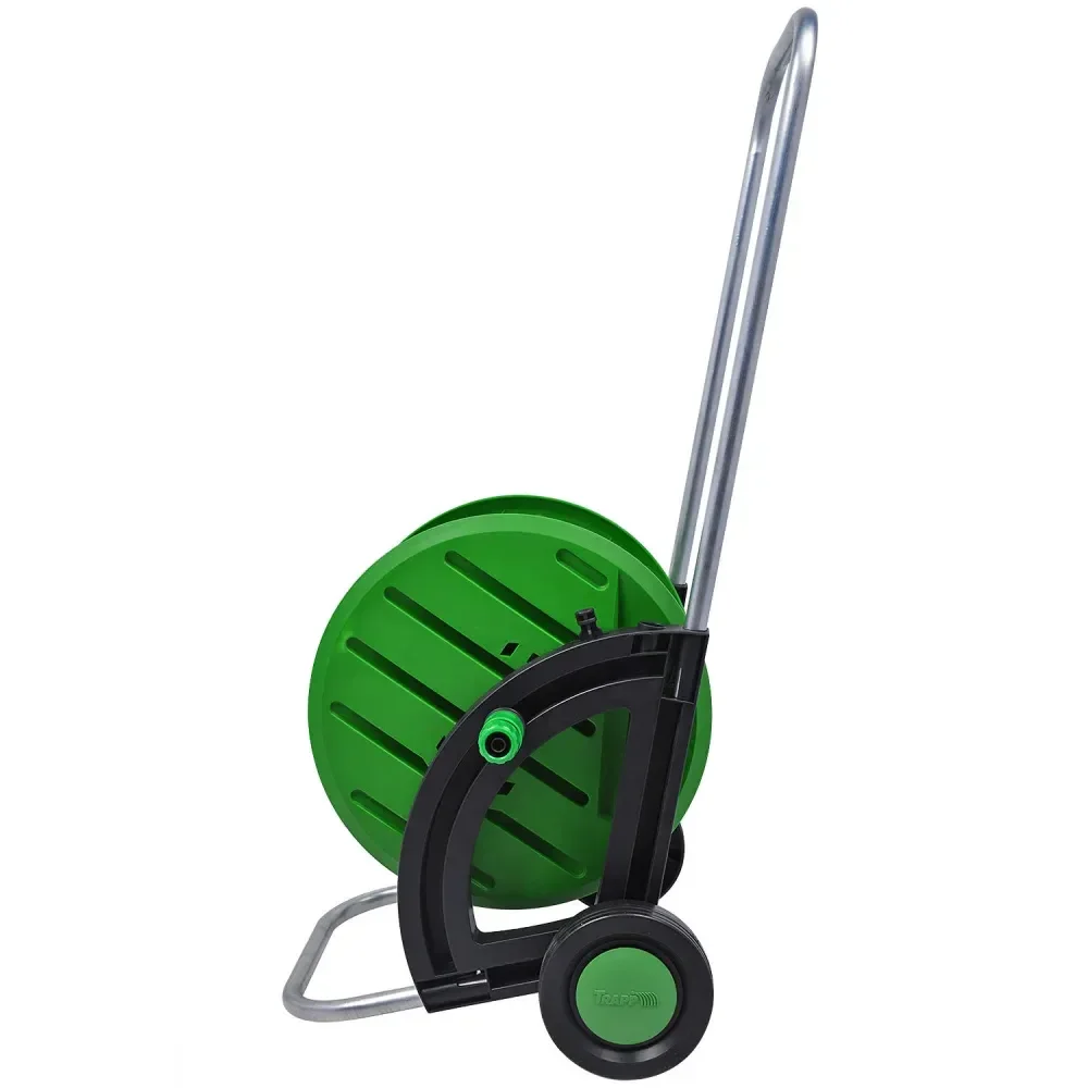 Enrolador De Mangueira De Jardim Com Rodas Em-65 Trapp - Imagem 3