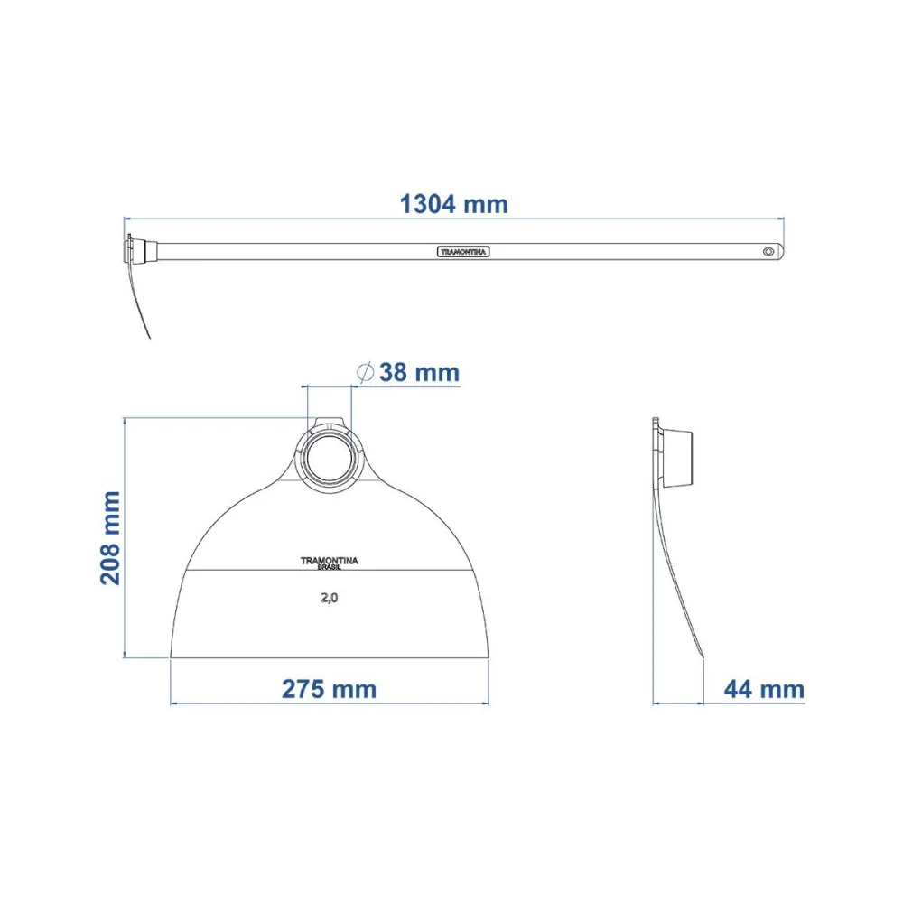 Enxada Larga 2.0, Cabo De Madeira 130 Cm Tramontina 77214704 - Imagem 3
