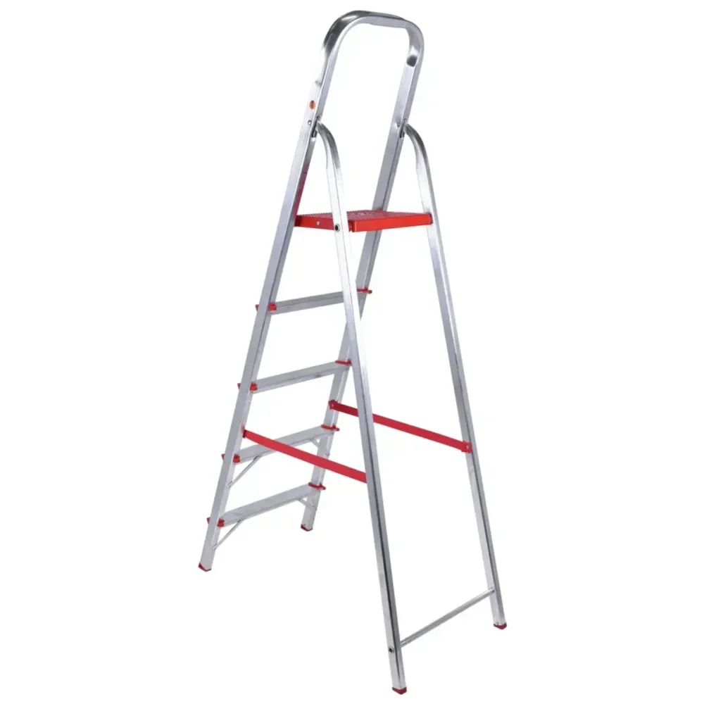 Escada Aluminio 06 Degraus Suprema 1,12M ​​​​​​​ Worker - Imagem 4