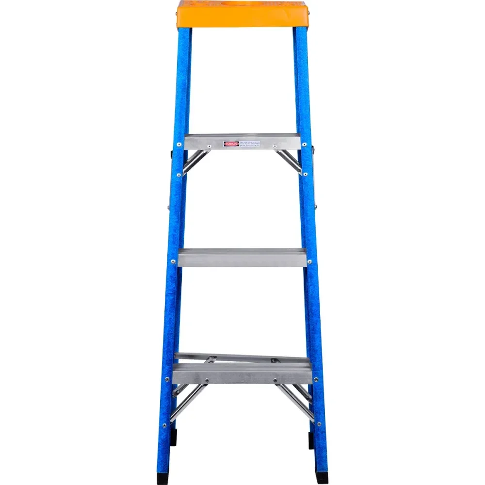 Escada De Fibra 4 Degraus 1,13M Worker - Imagem 3