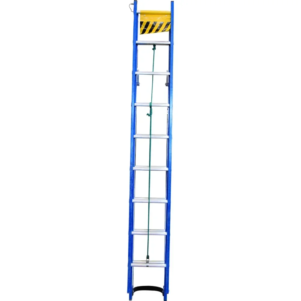 Escada De Fibra Extensiva Industrial 10/15 Degraus Worker - Imagem 4