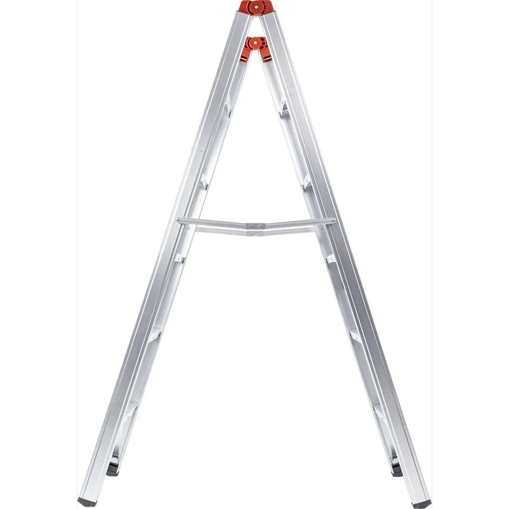 Escada Dobrável De Alumínio 1,71M Com 5 Degraus Worker - Imagem 4
