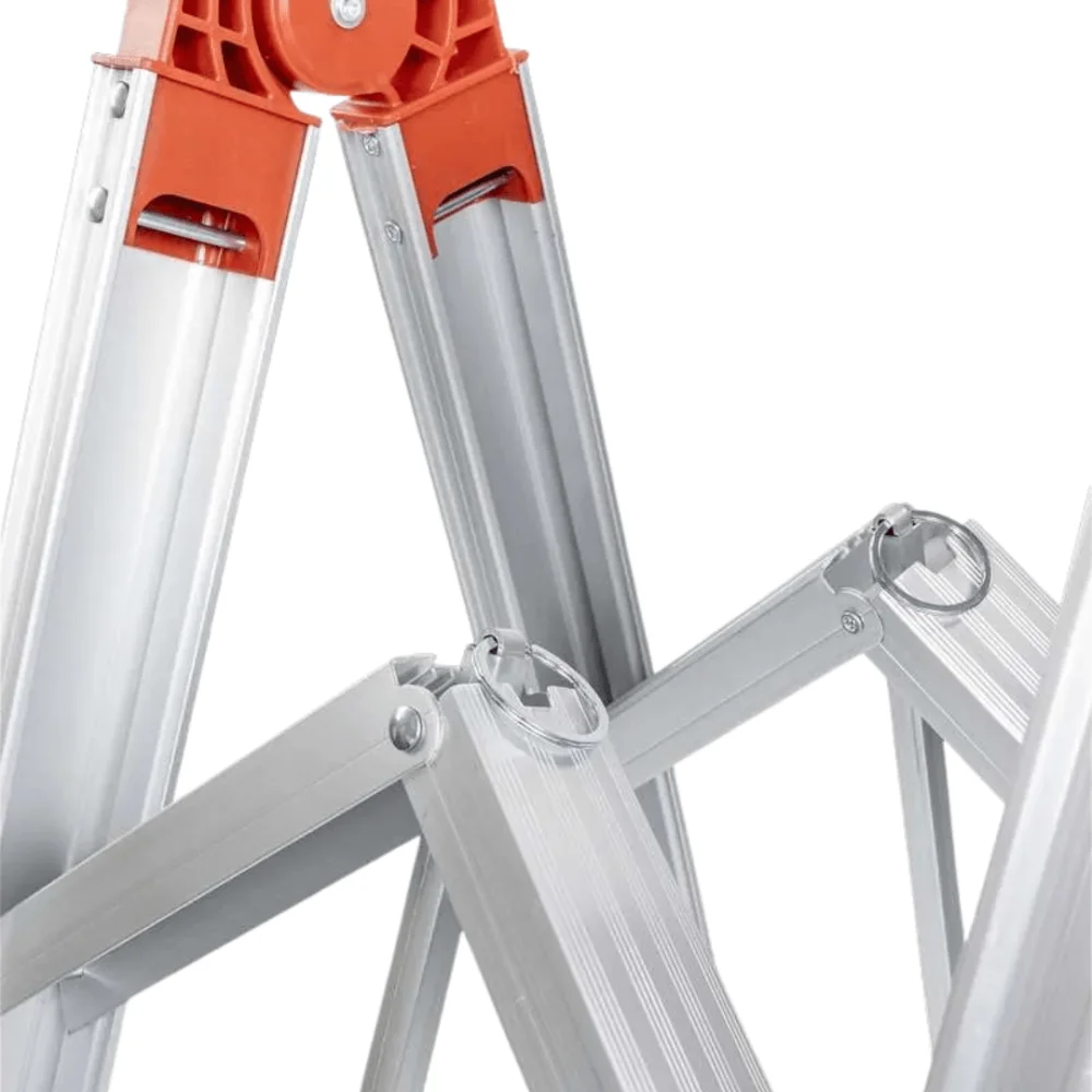 Escada Dobrável De Alumínio 6 Degraus Worker - Imagem 4