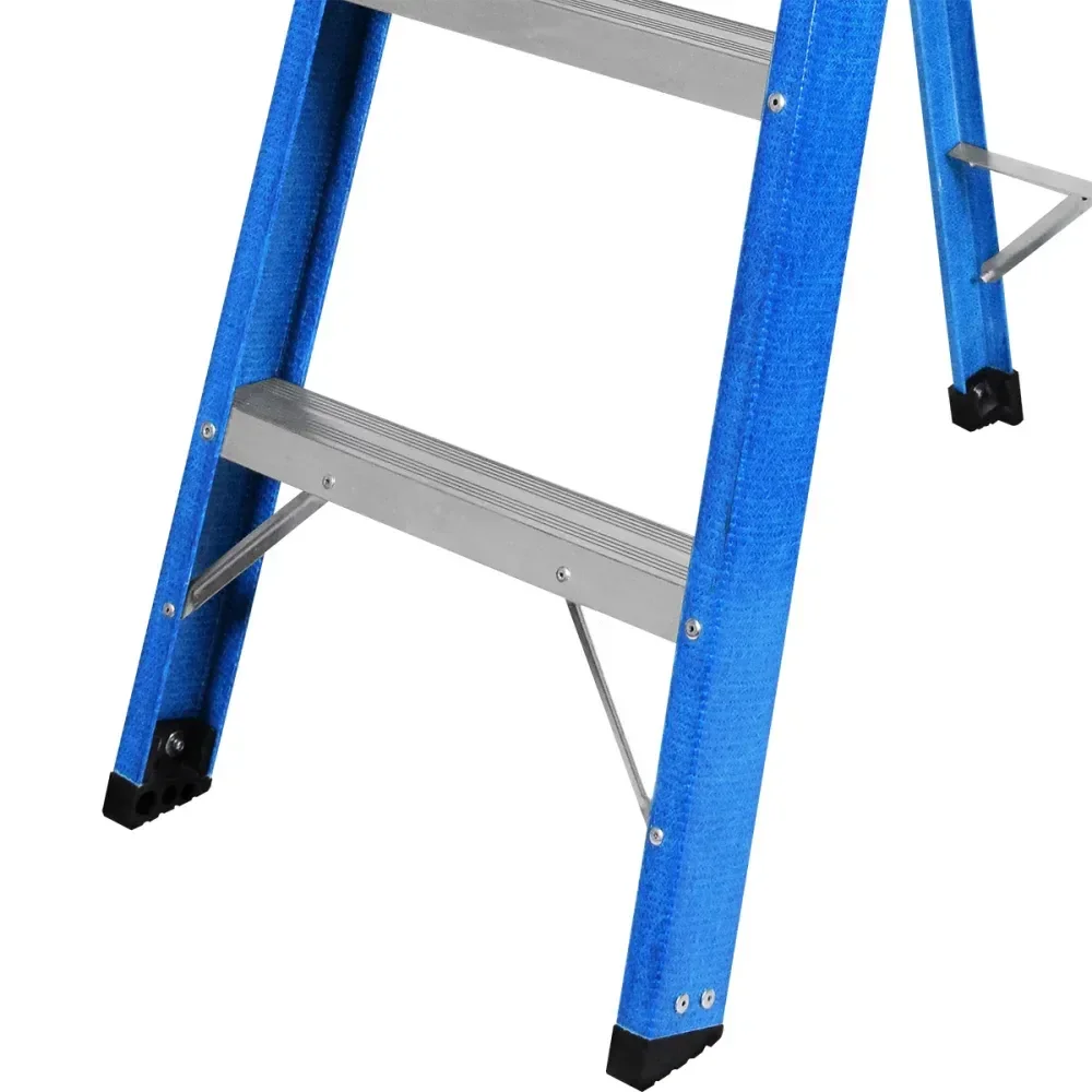 Escada Fibra De Vidro 6 Degraus 1,8M Worker - Imagem 5