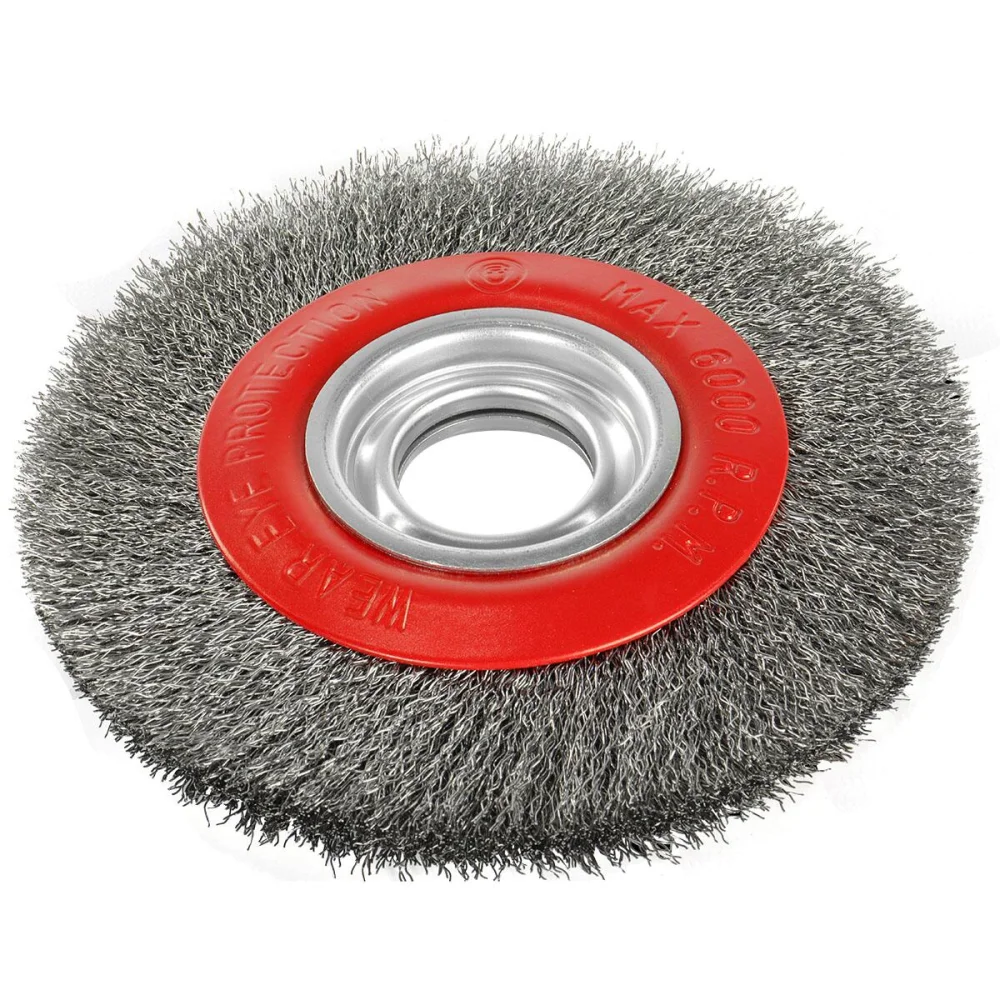 Escova Circular Ondulada Em Aço 8”.1/4 Worker - Imagem 2