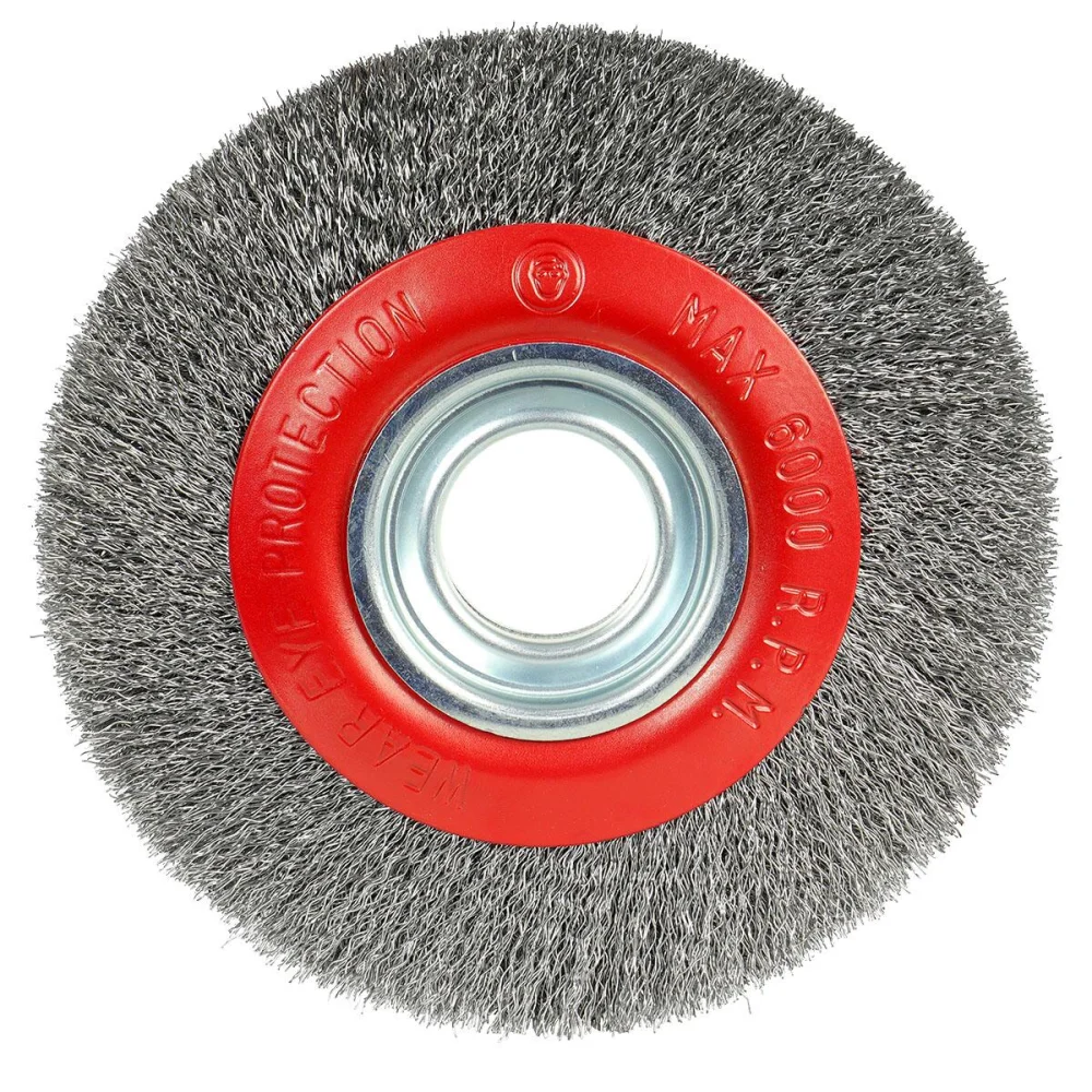 Escova Circular Ondulada Em Aço 8”.1/4 Worker - Imagem 3