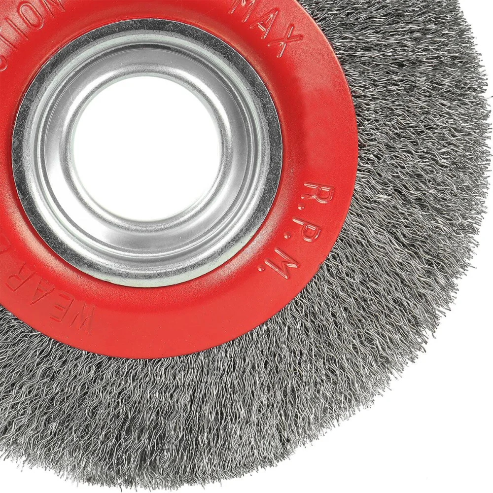 Escova Circular Ondulada Em Aço 8”.1/4 Worker - Imagem 4