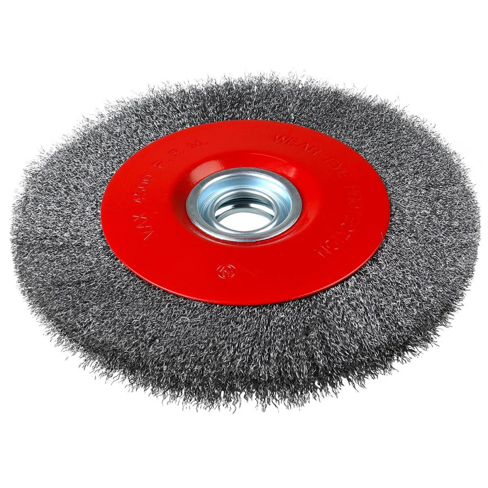 Escova Circular Ondulado Em Aço 10”.1/4” Worker - Imagem 3