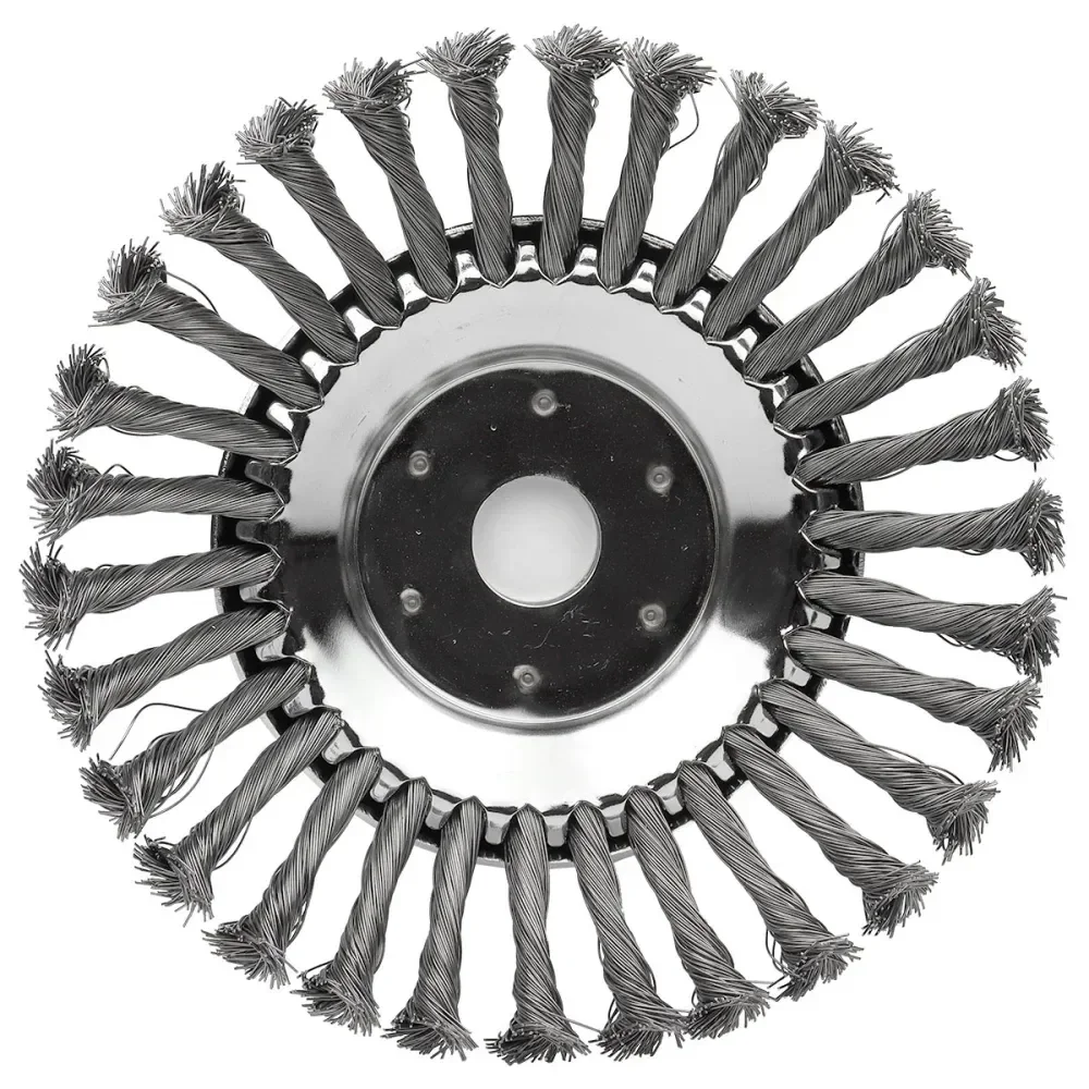 Escova Cônica De Aço Para Roçadeira 8 Collins - Imagem 3