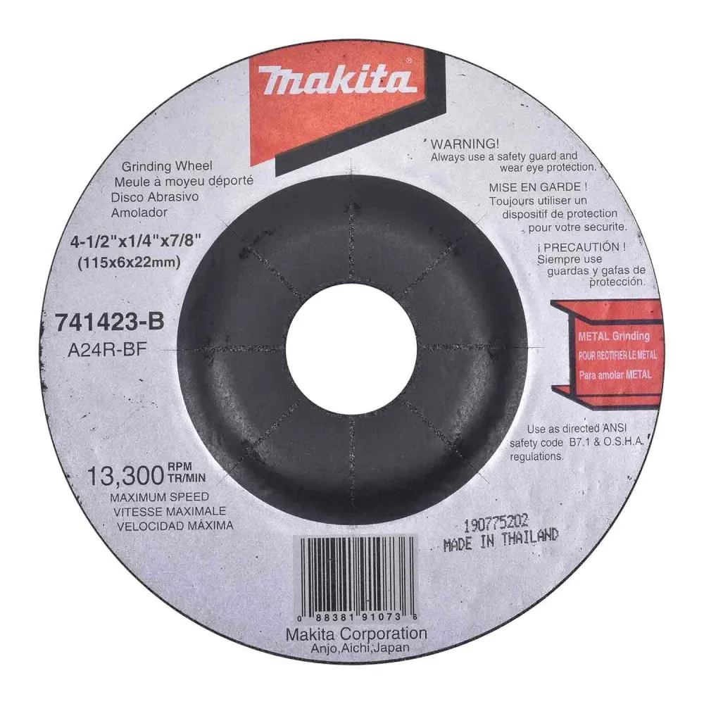 Esmerilhadeira Ang 720W Maleta E Discos Ga4534Kx Makita-220V - Imagem 7