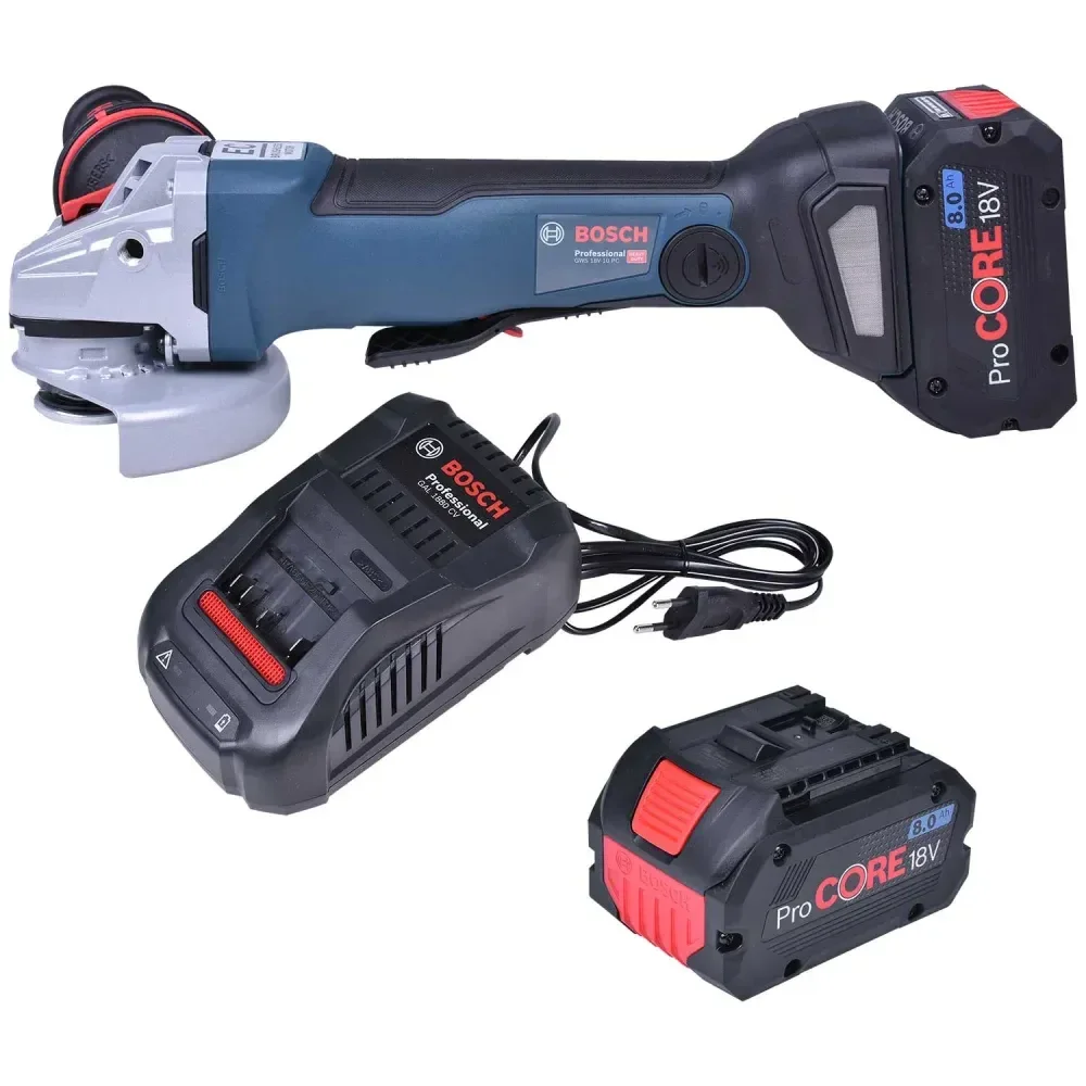 Esmerilhadeira Angular 4 1/2 Gws18V-10Pc Bosch – 220V - Imagem 2