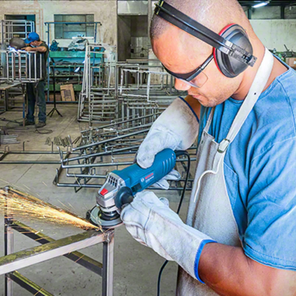 Esmerilhadeira Gws 850 3 Discos Com Maleta Bosch - Imagem 7