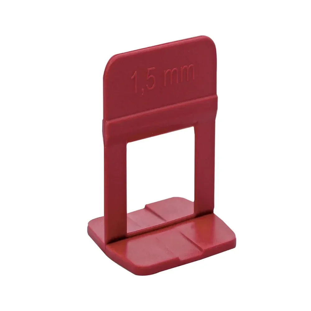 Espaçador Nivelador Slim Vermelho 1,5Mm Com 100 Peç Cortag - Imagem 1