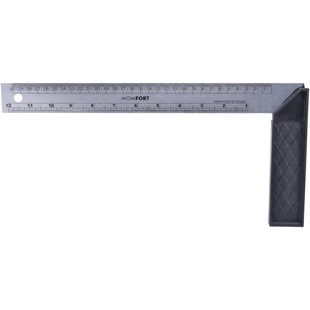 Esquadro 12″/30 Cm Com Cabo De Pvc 616012 Momfort - Imagem 2