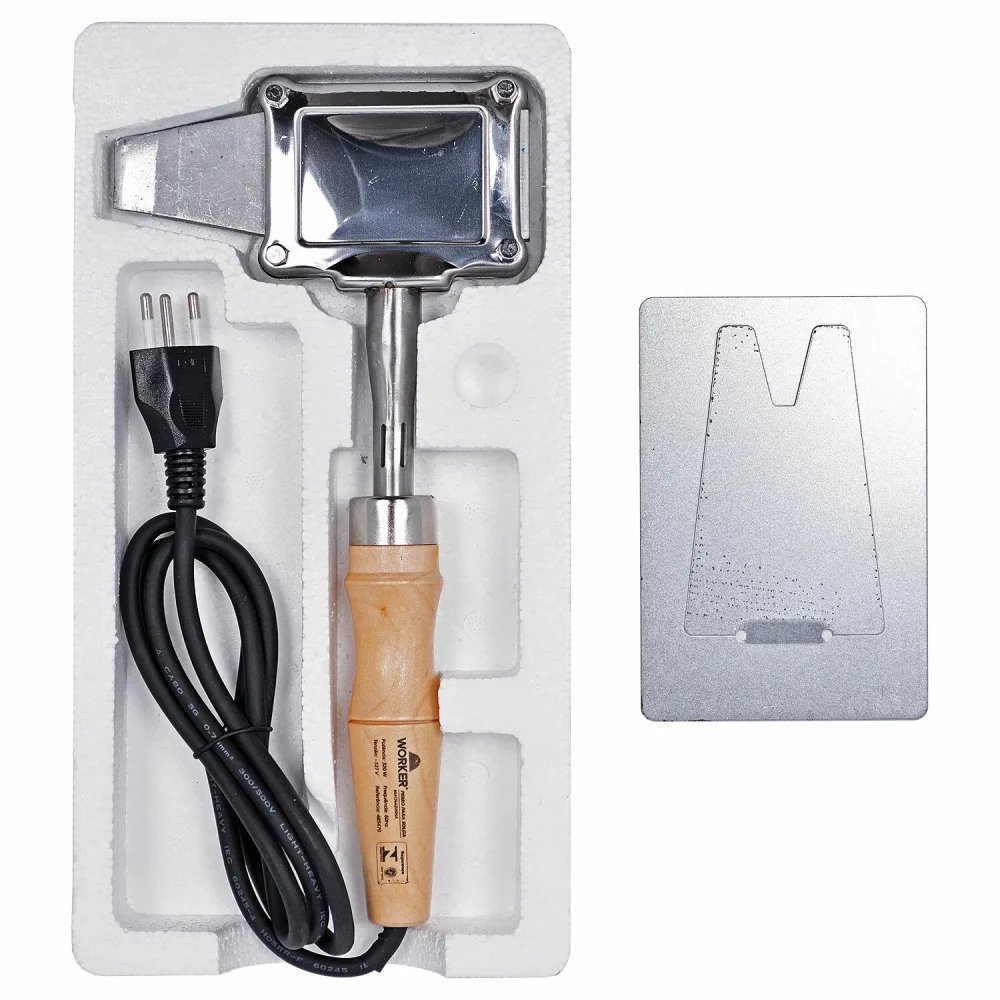 Ferro Para Solda Machadinha Com Suporte 320W 127V Worker - Imagem 6