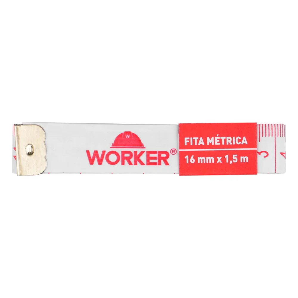 Fita Métrica Poliéster 16Mm X 1.5M Worker - Imagem 5