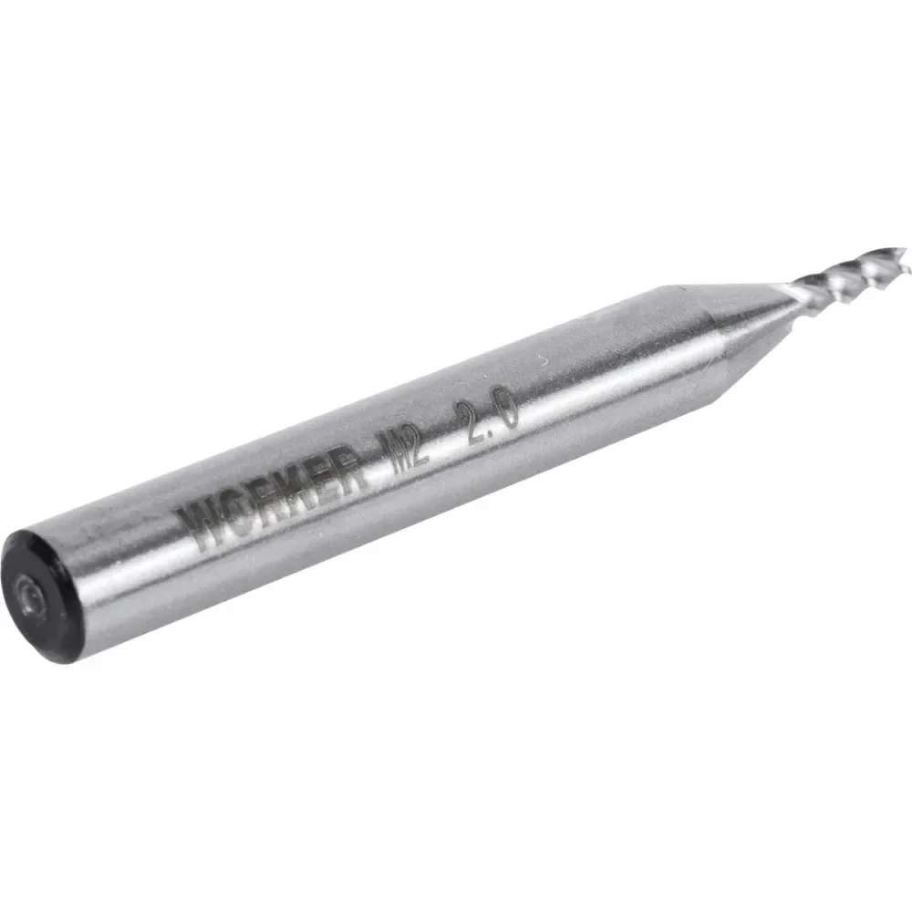 Fresa De Topo Reto Aço Rápido 2Mm Haste 6Mm Worker - Imagem 4