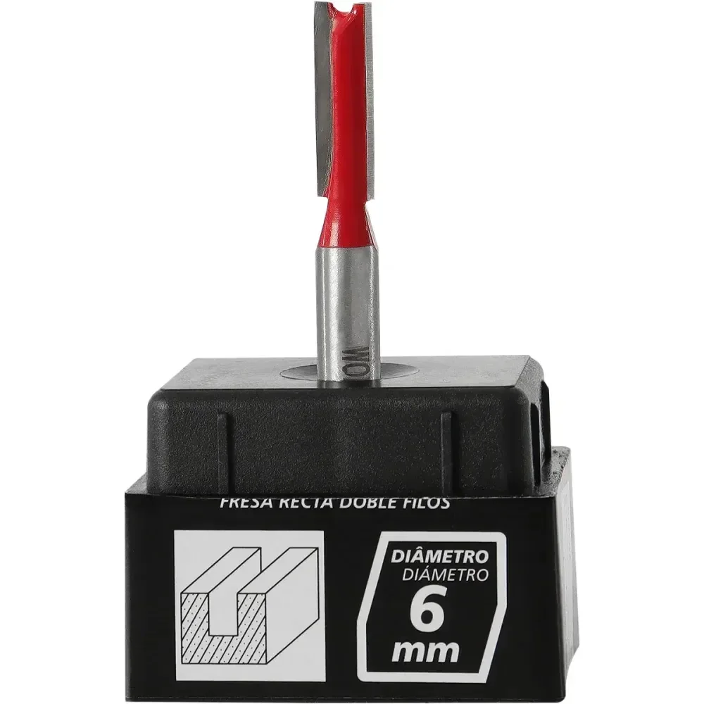 Fresa Reta Paralela Dupla 1/4 para tupia Worker Oferta