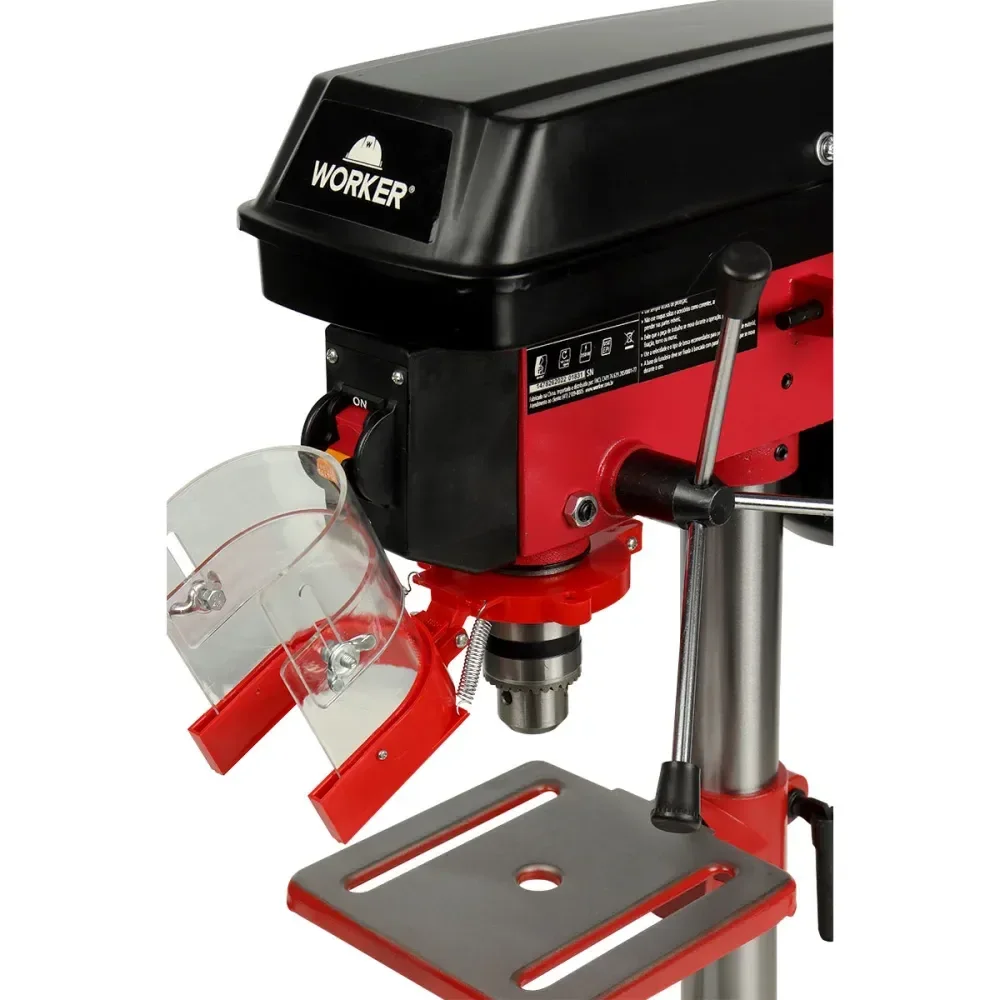 Furadeira De Bancada 5 Velocidades 13Mm 1/3Hp Bivolt Worker - Imagem 3