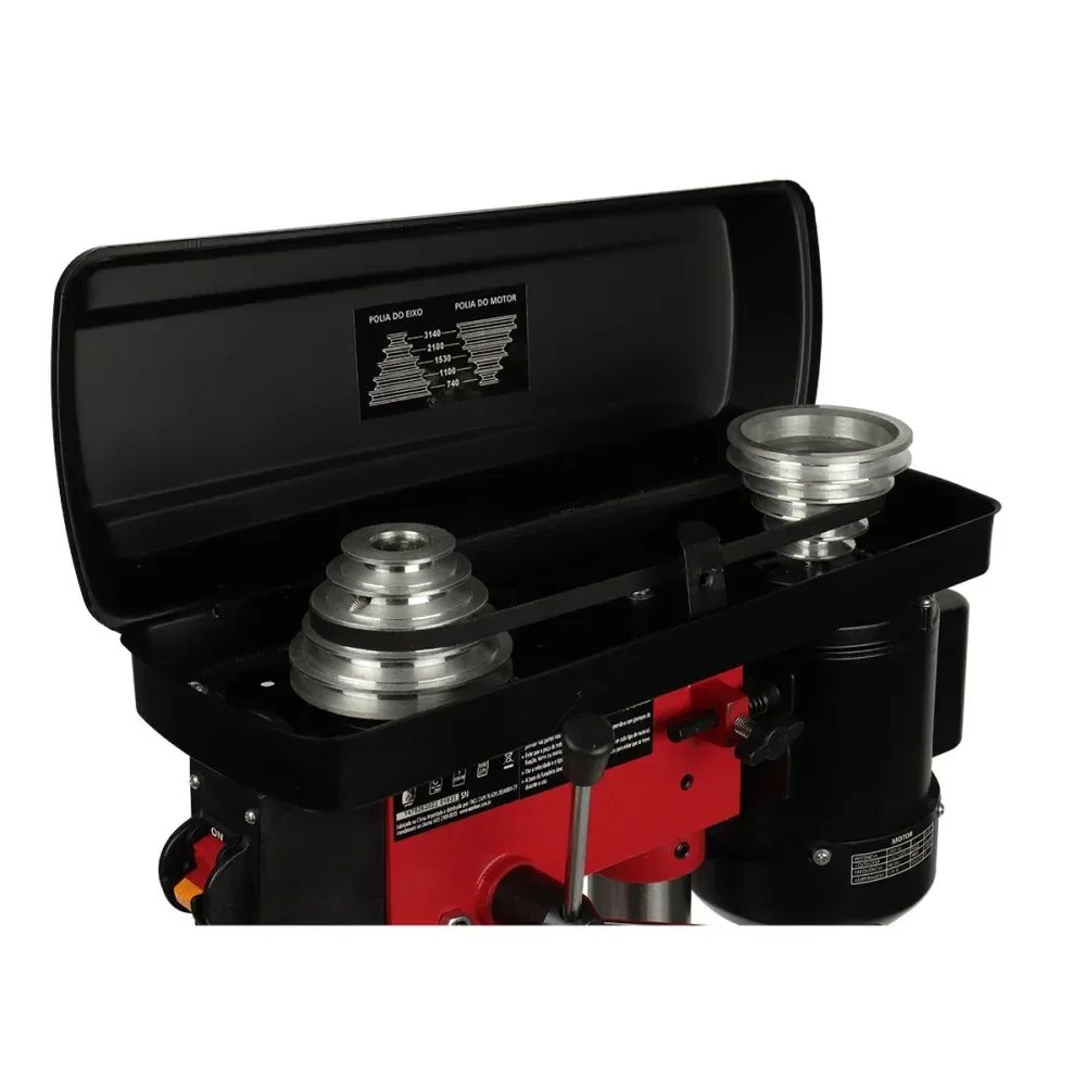 Furadeira De Bancada 5 Velocidades 13Mm 1/3Hp Bivolt Worker - Imagem 7