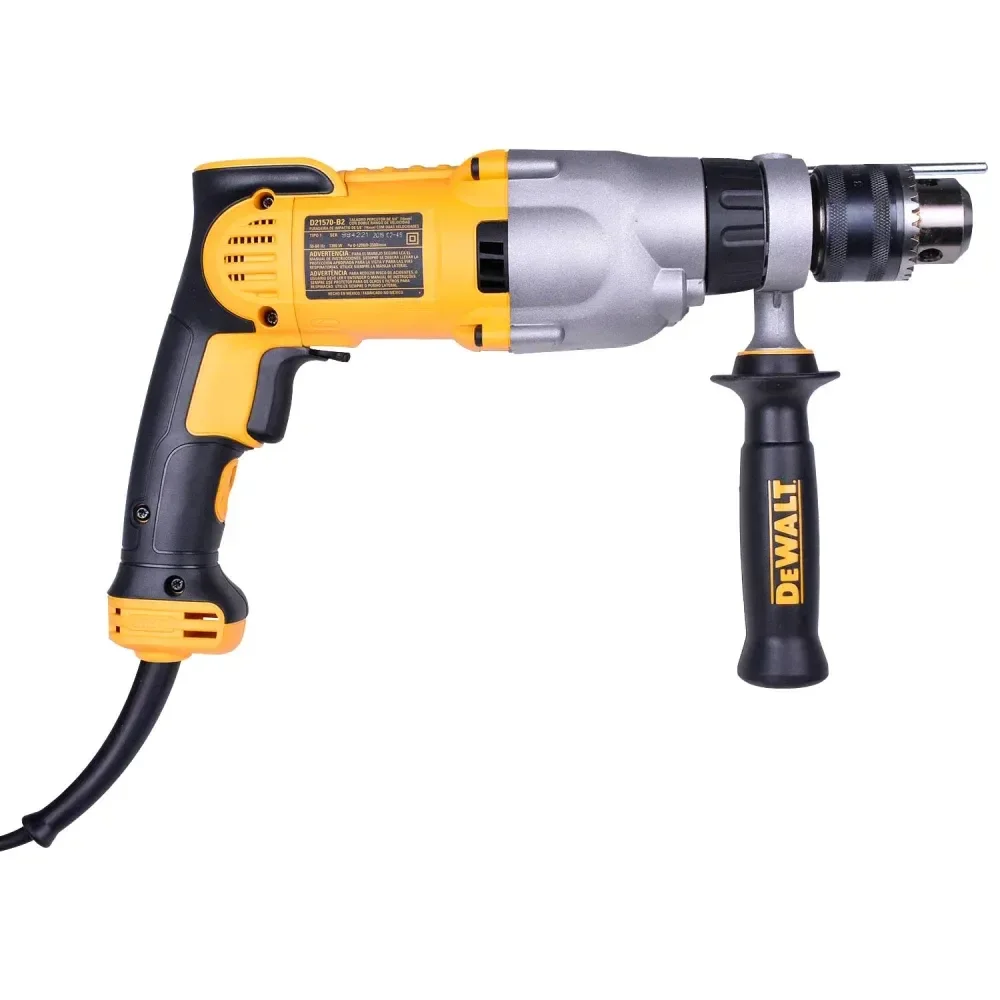 Furadeira De Impacto 5/8 2 Velocidades 1300W D21570K Dewalt - Imagem 4