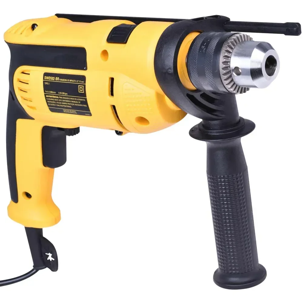 Furadeira De Impacto Reversível Dwd502Kbr 750W Dewalt - Imagem 2