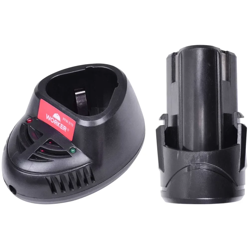 Furadeira E Parafusadeira Bateria 10,8V 17 Peç Biv Worker - Imagem 5