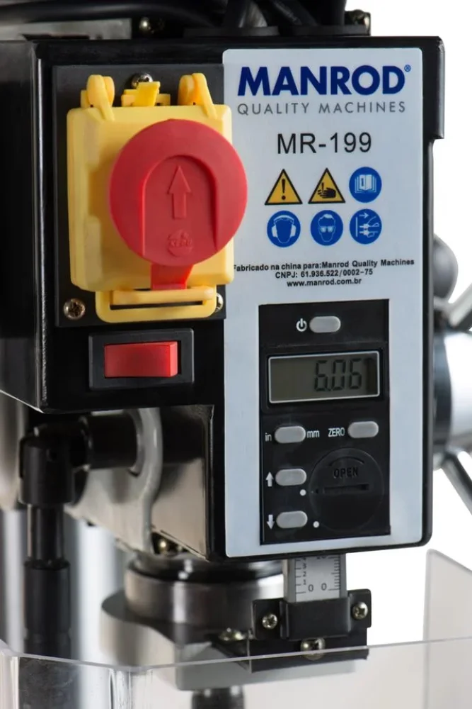 Furadeira Fresadora MR-199 Monofásica Manrod Ferramenta Industrial