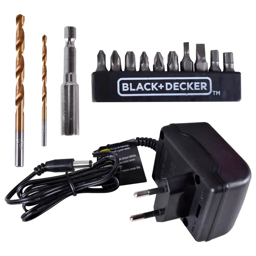 Furadeira Parafusadeira 3/8 12V Blackdecker - Imagem 5