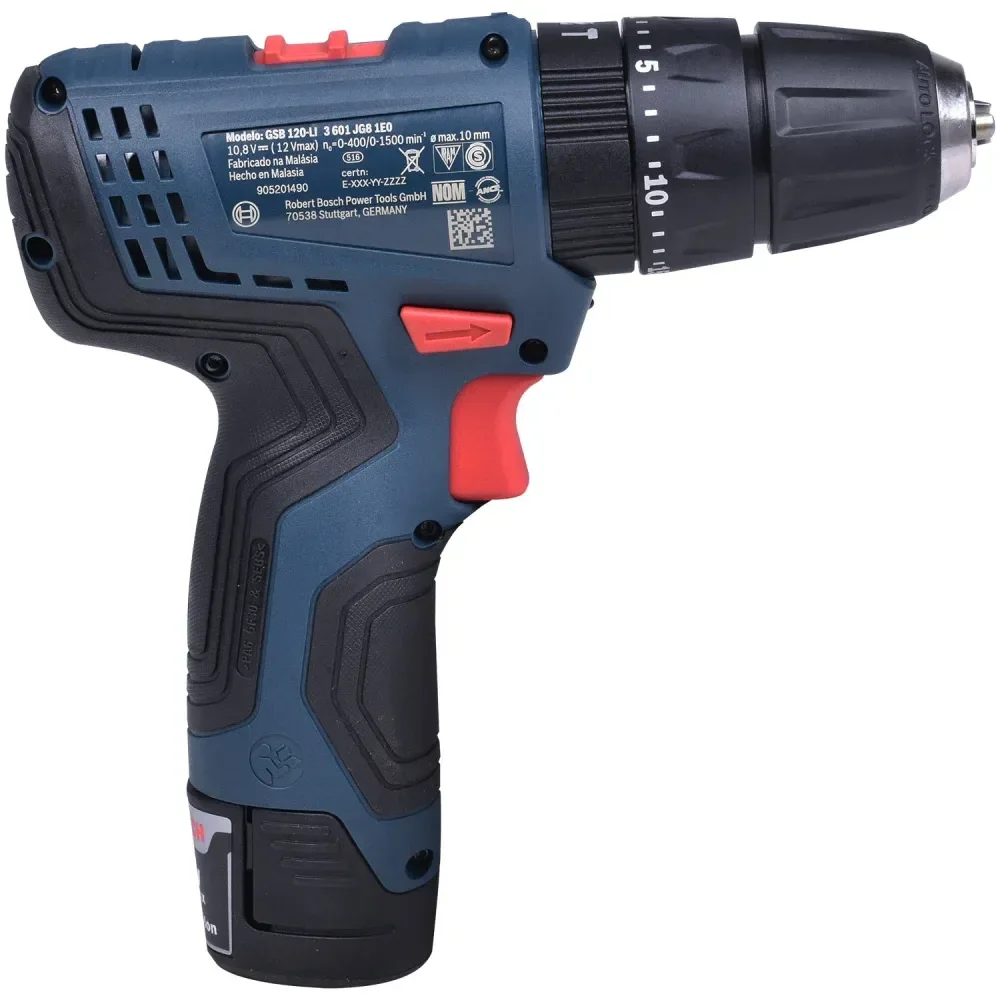 Furadeira Parafusadeira De Impacto A Bateria Gsb120-Li Bosch - Imagem 4