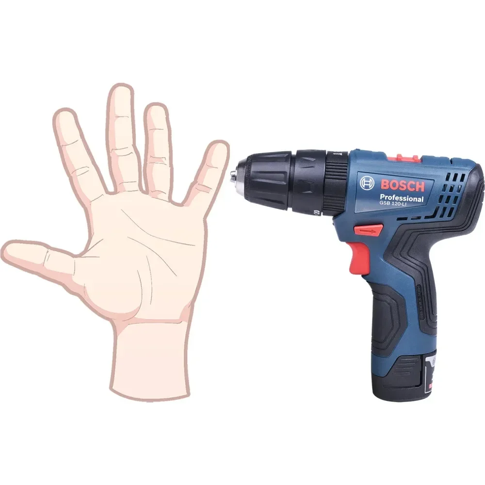 Furadeira Parafusadeira De Impacto A Bateria Gsb120-Li Bosch - Imagem 6