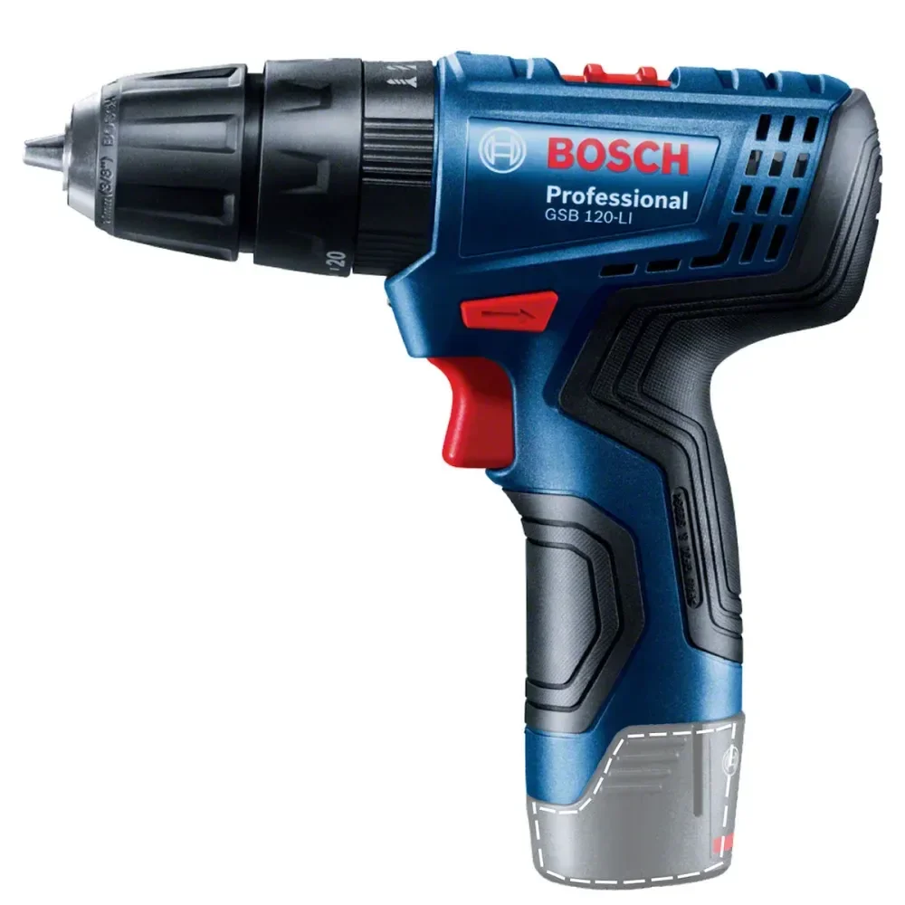 Furadeira Parafusadeira De Impacto Gsb 120-Li 3/8” 12V Bosch - Imagem 2
