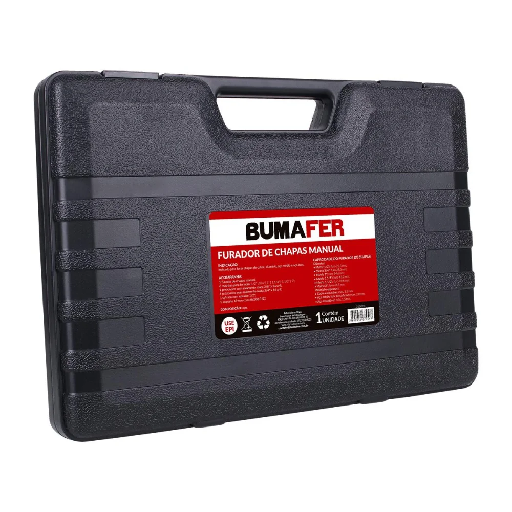 Furador De Chapas Manual Bumafer - Imagem 3