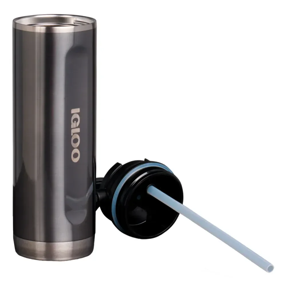 Garrafa De Aço Inoxidável Sport Carbonita 590Ml Igloo - Imagem 2