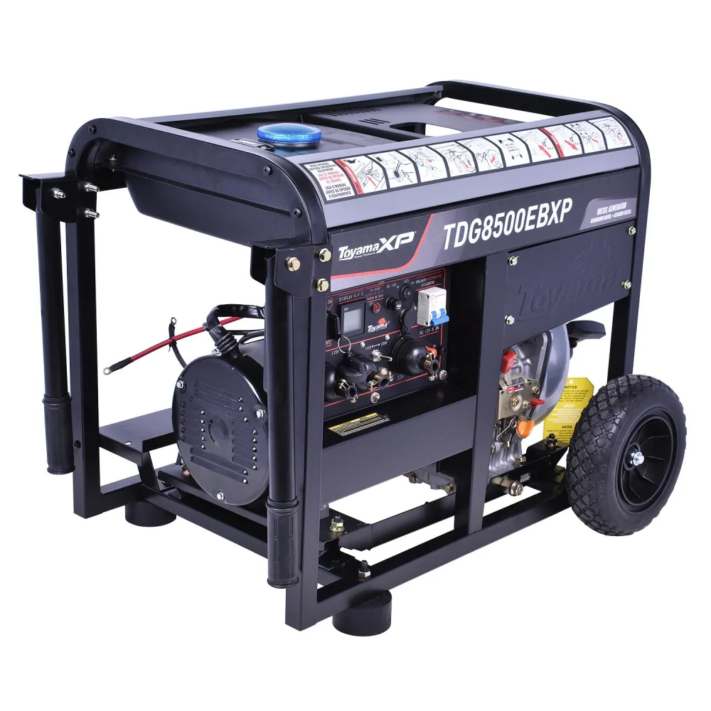 Gerador A Diesel Tdg8500Ebxp 6500W Bivolt Toyama - Imagem 2